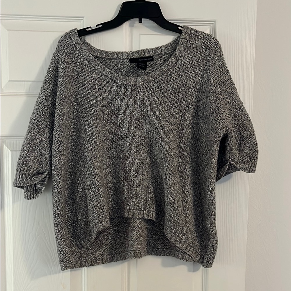 Calvin Klein Gray Knit Sweater